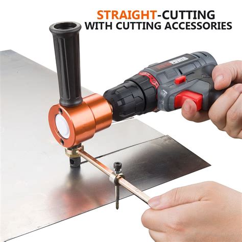 sheet metal nibbler drill attachment lowes|best nibbler for cutting steel.